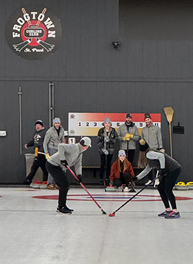 Curling in Action